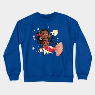 POC Red and Yellow Mermaid Crewneck Sweatshirt